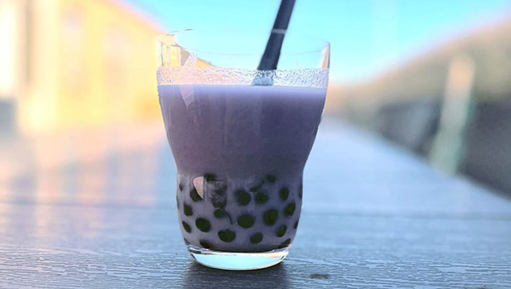 Tea Vi Sådan laver du en taro milk tea opskrift